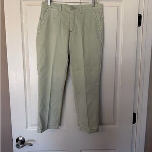 Anthropologie Light Sage Straight Chinos for Women